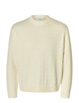Selected - Slhphilip Ls Knit Relaxed Crew Neck - &Uuml;mara kaelusega - XXL