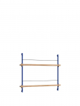 MOEBE - Box Set, Magazine Shelving Ms.65.1, Black Shelves, Stainless Steel Legs (Fsc Mix Credit) - Riiulid - H:65CM