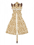 Fabelab - Dress-Up - Giraff Cape - Tegelaskujude kost&uuml;&uuml;mid - 3-5Y