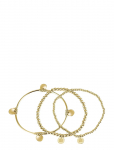 Bud To Rose - Capri 3-Pack Bracelet Silver - K&auml;eketid - ONE SIZE