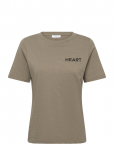 Coster Copenhagen - Tee With Heart Embroidery - L&uuml;hikeste varrukatega - XXL