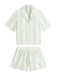Tommy Hilfiger - Ss Shirt Linen Pj Shorts Set - Pidžaamad (komplektid) - XS
