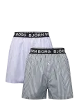 Bj&ouml;rn Borg - Cotton Stretch Logo Woven Boxer Shorts 2P - Bokserid - XL