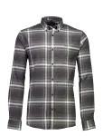 Lindbergh - Brushed Checked Shirt L/S - Vabaaja s&auml;rgid - M