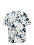 Jack & Jones - Jjhonolulu Aop Tee Ss Crew Neck - L&uuml;hikeste varrukatega - XXL