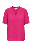 ONLY Carmakoma - Carnoemi 2/4 V-Neck Blouse Wvn - L&uuml;hikeste varrukatega - 48