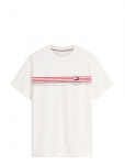 Tommy Hilfiger - Rwb Placed Stripe Reg Tee - L&uuml;hikeste varrukatega - L