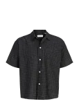 Jack & Jones - Jorriviera Linen Blend Shirt Ss Ln - L&uuml;hikeste varrukatega s&auml;rgid - M