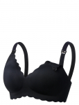 Momcozy - Momcozy Yn46 Xl Seamless Support Floral Bra Black - Rasedusrinnahoidjad - XL