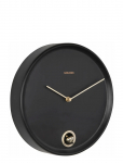 KARLSSON - Wall Clock Esencia Cuckoo Black - Seinakellad - &Oslash; 30 CM