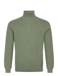Polo Ralph Lauren - Mesh-Knit Cotton Quarter-Zip Sweater - Poolpika lukuga džemprid - S