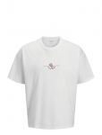 Jack & Jones - Jorsanremo Typo Tee Ss Crew Neck Sn - L&uuml;hikeste varrukatega - S