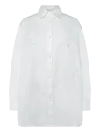 Stella Nova - Loose Shirt With Embroidery Anglais - Pikkade varrukatega - 40