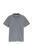 Tom Tailor - Printed Polo - L&uuml;hikeste varrukatega - S