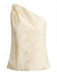 Lauren Ralph Lauren - Floral-Eyelet Voile One-Shoulder Blouse - Varrukateta - 34