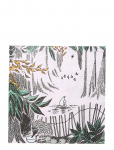 Moomin By Havi - Moomin Napkin Kaipaus Pink - Pabersalvr&auml;tikud - 33X33CM
