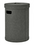 Blomus - Laundry Basket M - 51 Cm, &Oslash; 35 Cm, 50 L - Sahla - Pewter - Pesukorvid - L 35CM