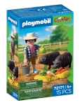 PLAYMOBIL - Farmer With Potbellied Pig - Playmobil Country - ONE SIZE