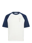 AMI - Ami De Coeur Knitted Patch T Shirt - L&uuml;hikeste varrukatega - XS