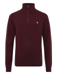 Original Penguin - 7Gg Lambswool 1/4 Zi - Poolpika lukuga džemprid - L