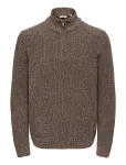 ONLY & SONS - Onsjoin Reg Ls High Neck Knit Camp - Poolpika lukuga džemprid - XL