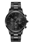 Daniel Wellington - Iconic Chronograph 42 Link B Onyx - Analoogkellad - 42 MM