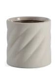 Cooee Design - Twist Flowerpot Small Sand - Lillepotid - S