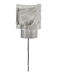 House Doctor - Wall Lamp, Hdtype, Brushed Silver - Seinalambid - L18CM