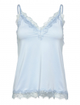 Rosemunde - Rwbillie Sl Lace Strap Top - Varrukateta - 44