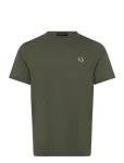 Fred Perry - Ringer T-Shirt - L&uuml;hikeste varrukatega - S