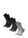 Danish Endurance - Classic Hiking Crew Socks 3-Pack - Tavalised sokid - 43-47