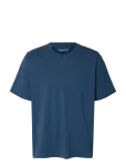Selected - Slmaspen Ss O-Neck Tee Noos - L&uuml;hikeste varrukatega - S