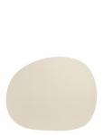 Aida - Raw Buffalo - D&aelig;kkeserviet 95% Genbrugsl&aelig;der Warm Nude 1 Stk 41X33,5 Cm - Lauamatid - ONE SIZE