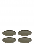 Serax - Plate Xl Green Inku By Sergio Herman Set/4 - Praetaldrikud - &Oslash; 27 CM