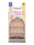 Depend Cosmetic - French Look Beige Kort Sq - Fake Nails - ONE SIZE