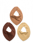 Fixoni - Bandana Bibs 3-Pack - Pudip&otilde;lled - ONE SIZE