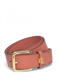 Lauren Ralph Lauren - Natural Smth Leathr-Logo Keeper-Blt - V&ouml;&ouml;d - XS