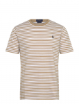 Polo Ralph Lauren - Custom Slim Fit Striped Jersey T-Shirt - L&uuml;hikeste varrukatega - S