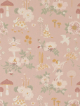 Majvillan - Wallpaper Old Garden Dusty Rose - Wallpapers - 1005X 53CM