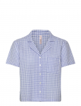 Hunkem&ouml;ller - Jacket Ss Seersucker Check - Pyjamas - XS