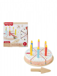 Fisher-Price - Wooden Cake, Pretend Food Decorating Set For Preschool Kids, 14 Wood Pieces - Laste s&uuml;nnip&auml;ev - ONE SIZE