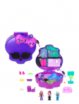 Polly Pocket - Monster High Compact With 3 Micro Dolls & 10 Accessories, Opens To High School - M&auml;ngukomplektid - ONE SIZE