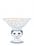 Bj&oslash;rn Wiinblad - Dora Frugtsk&aring;l &Oslash;25 Cm Bl&aring; - Puuviljakausid - 20.5 CM