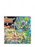 Eeboo - Giant Puzzle 48 Pcs - Within The Biome - Klassikalised m&otilde;istatused - ONE SIZE