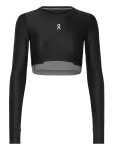 On - Train Long Sleeve Crop - Spordi pikkade varrukatega l&uuml;hikesed topid - M