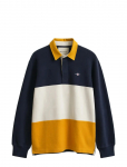 Gant - Blocked Heavy Rugger - Pikkade varrukatega - XXXXL