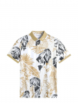 J. Lindeberg - Tour Tech Print Polo - Spordi l&uuml;hikeste varrukatega polos&auml;rgid - XXL