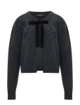 French Connection - Irma Front Bow Cardigan - Kardiganid - XS