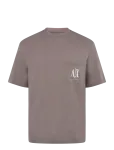 Armani Exchange - T-Shirt - L&uuml;hikeste varrukatega - S