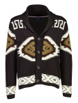 Lindbergh - Shawl Collar Intarsia Cardigan - Kardiganid - L